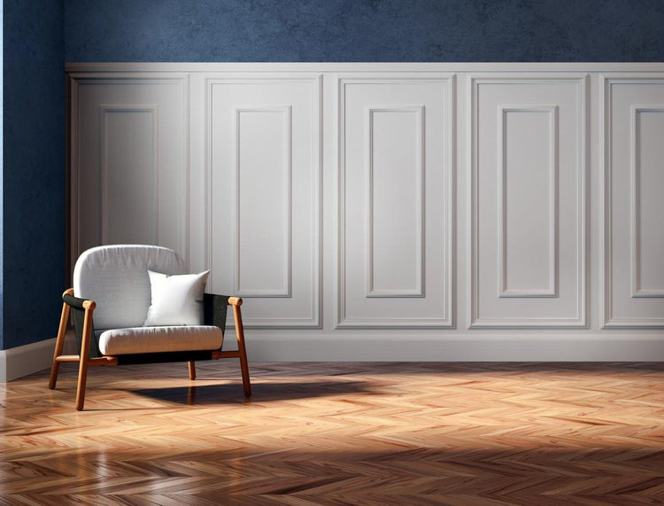 PANOU DECORATIV POLISTIREN 50X100CM RAMA ALBA