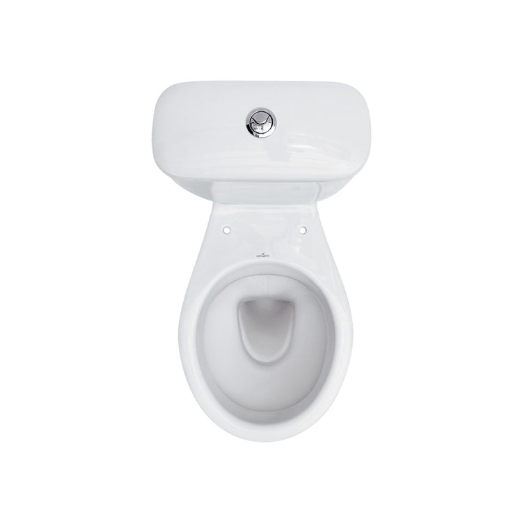 Set vas WC Cersanit, President, stativ, cu rezervor si capac din duroplast inclus, alb - La Cucu