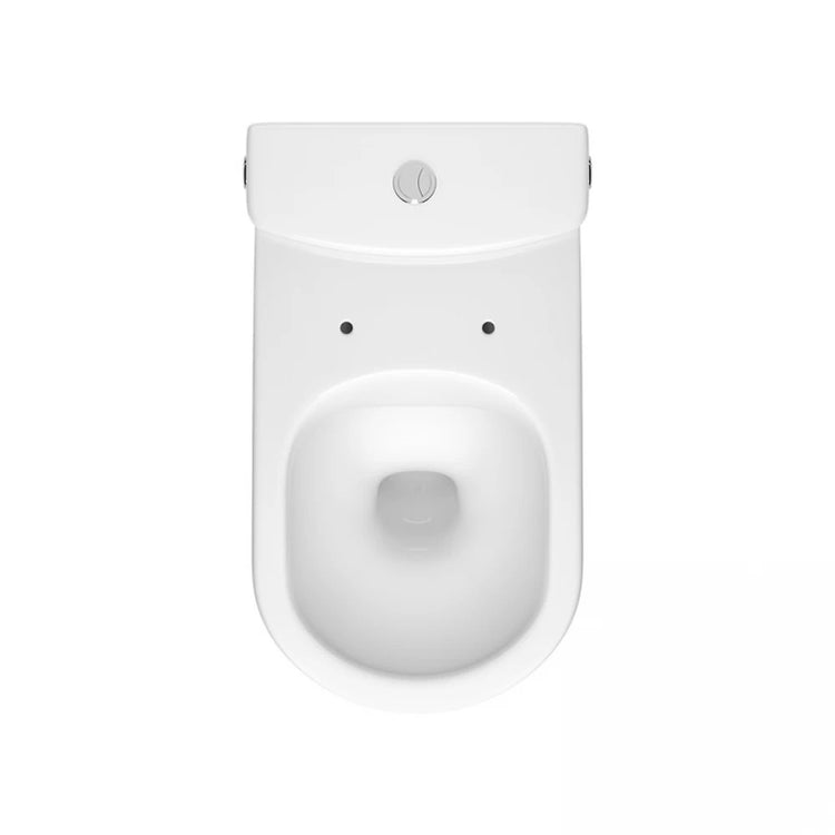Set vas WC compact Cersanit Zip, Simple On, evacuare laterala, capac WC Slim, duroplast, cadere lenta, Easy Off - La Cucu