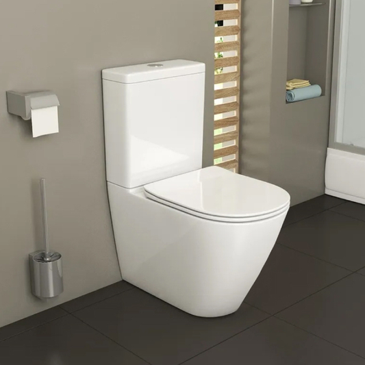 Set Verdi Rimless, Alb, 84x37x61 cm, (wc+rezervor+capac) S02010103P