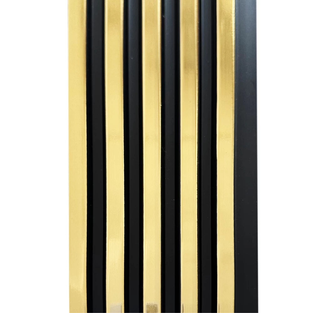 Riflaj auriu decorativ in dungi negre, 122 mm
