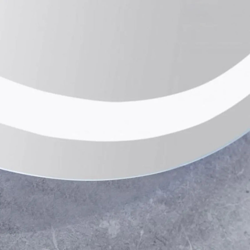 Oglinda LED Rotunda, 70cm, Celeste MotionGlow Marcello, Sistem Dezaburire, Ceas & Termometru, Dimabila-3