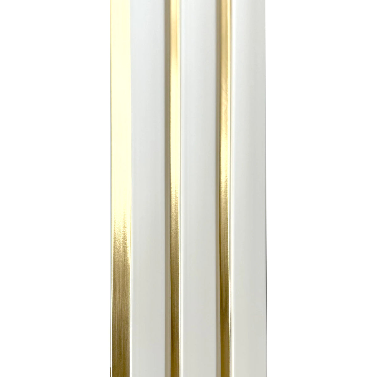 Riflaj alb decorativ in dungi aurii, 121.5 mm-1