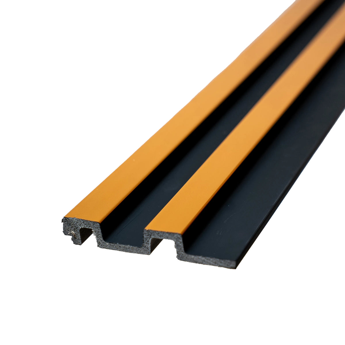 Riflaj decorativ negru cu dungi aurii, 120 mm-1