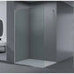 Paravan duș Walk-In 120x195 cm, sticlă securizată 8 mm, satin, profil metalic rezistent