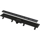 Rigola pentru dus neagra Alcaplast, Simple, 550mm