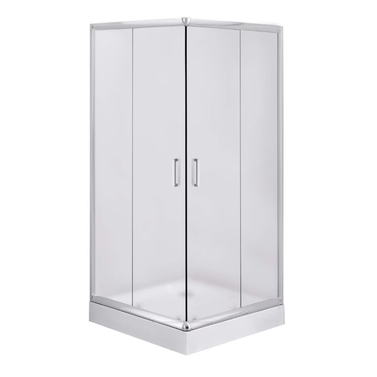 Cabina dus cu cadita patrata 90x90, alba - La Cucu