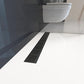 Rigola de dus AlcaPlast, Simple, cu capac, 65 cm, negru mat