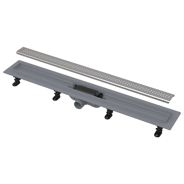 Set rigola de dus, AlcaPlast, Simple, cu capac, 65 cm