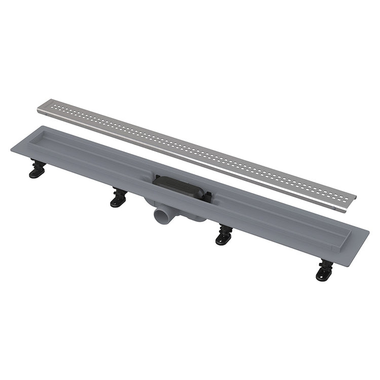 Set rigola de dus, AlcaPlast, Simple, cu capac, 55 cm