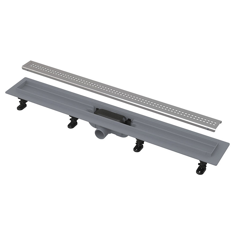 Set rigola de dus, AlcaPlast, Simple, cu capac, 75 cm