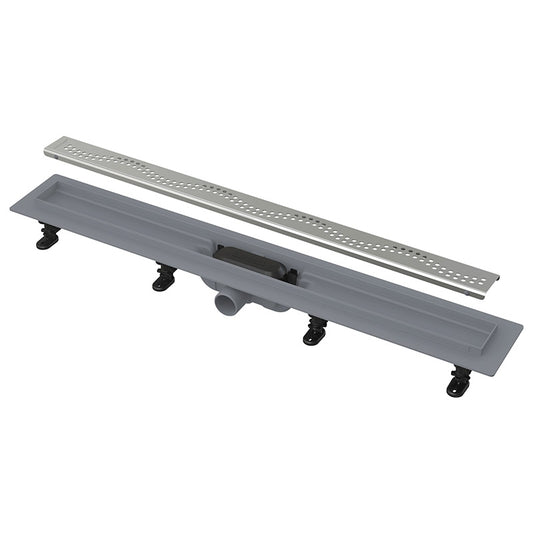 Set rigola de dus, AlcaPlast, Simple, cu capac, 85 cm