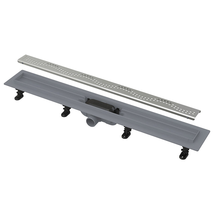 Set rigola de dus, AlcaPlast, Simple, cu capac, 85 cm