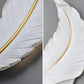 Aplica LED, Pena Decorativa 85CM 31W Lumina Rece/Calda/Neutra Alb Auriu