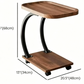 Masa cafea HT-220, 48x34x58 cm, stejar, MDF