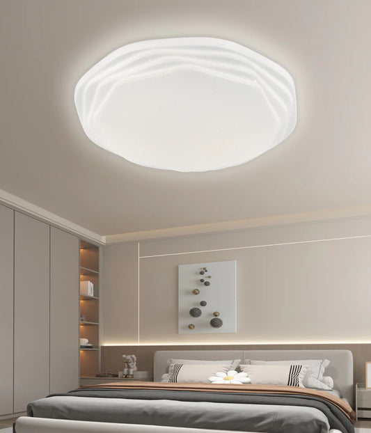 Plafonieră PL152 LED 35 cm, 32W, 3000K / 4000K / 6000K, Alb, Metal si Acril