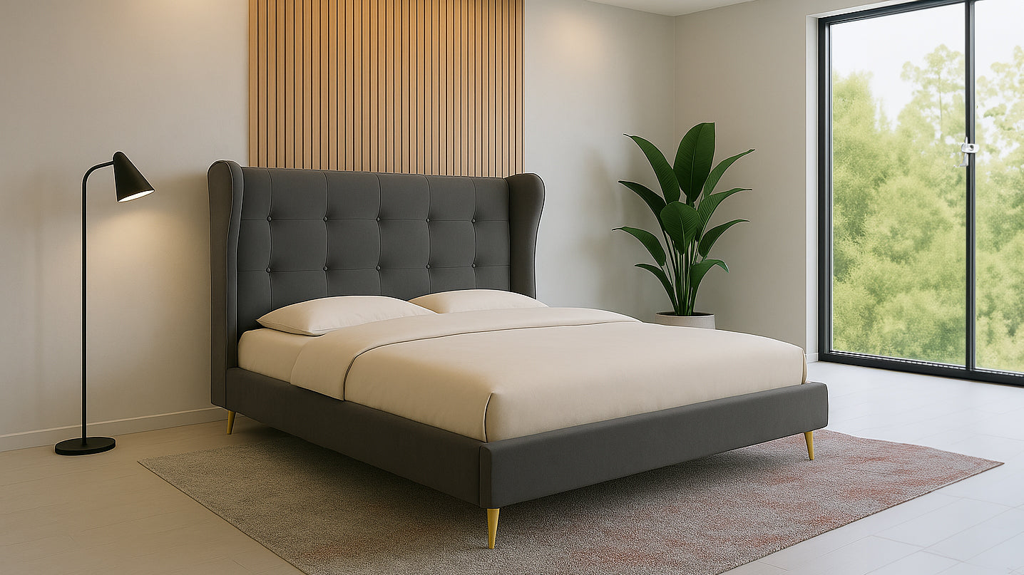 Pat 2227, 160x200, tapitat, Gri
