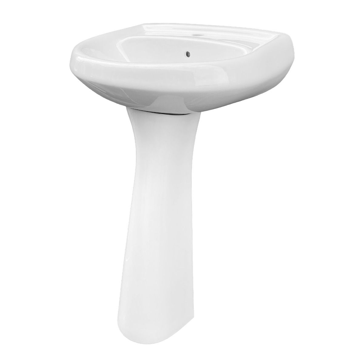 Set lavoar cu piedestal Capri, 60 cm