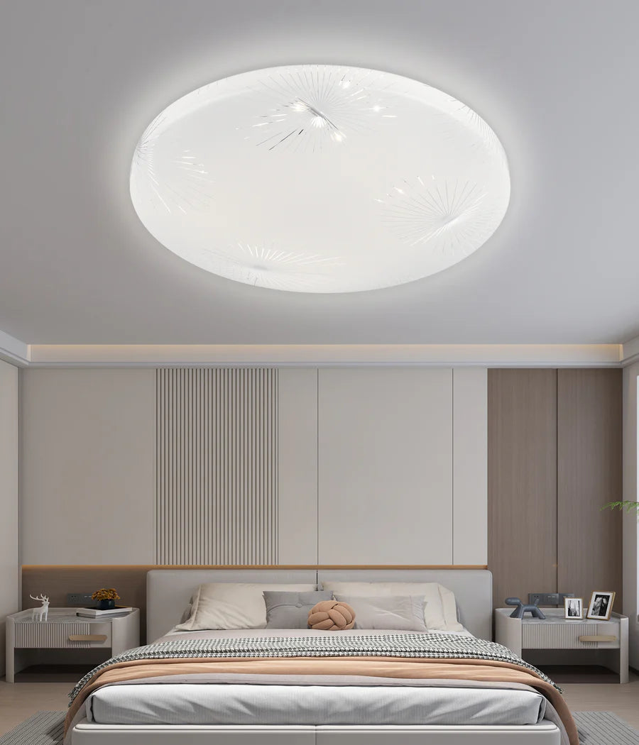 Plafonieră LED Raza 23 cm, 22W, 3000K / 4000K / 6000K, Alb, Metal si Acril