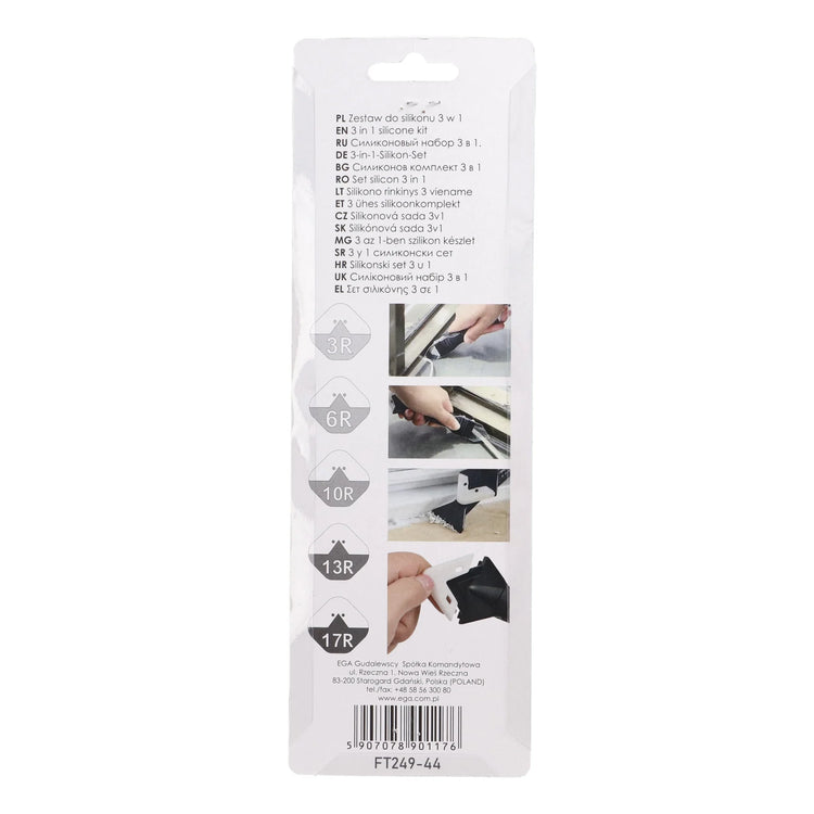 3 in 1 Spatule + razuitor pentru silicon Faster Tools