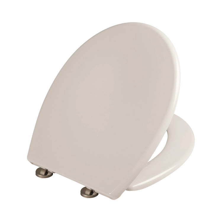 Capac WC din duroplast, Eurociere Everest 1108SC, alb, inchidere lenta, 373 x 455 mm