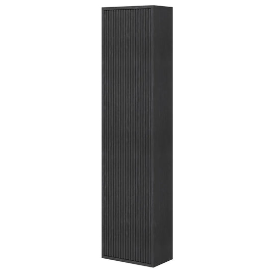 Dulap baie suspendat, Savini Due Sidney 2320C/F45, 1 usa, negru, 33.7 x 16 x 138.6 cm