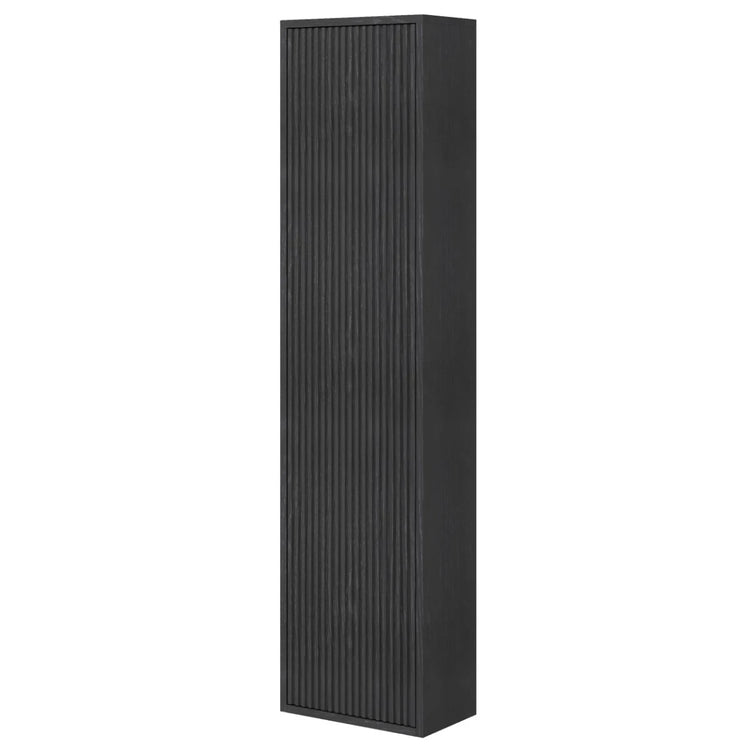 Dulap baie suspendat, Savini Due Sidney 2320C/F45, 1 usa, negru, 33.7 x 16 x 138.6 cm