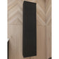Dulap baie suspendat, Savini Due Sidney 2320C/F45, 1 usa, negru, 33.7 x 16 x 138.6 cm