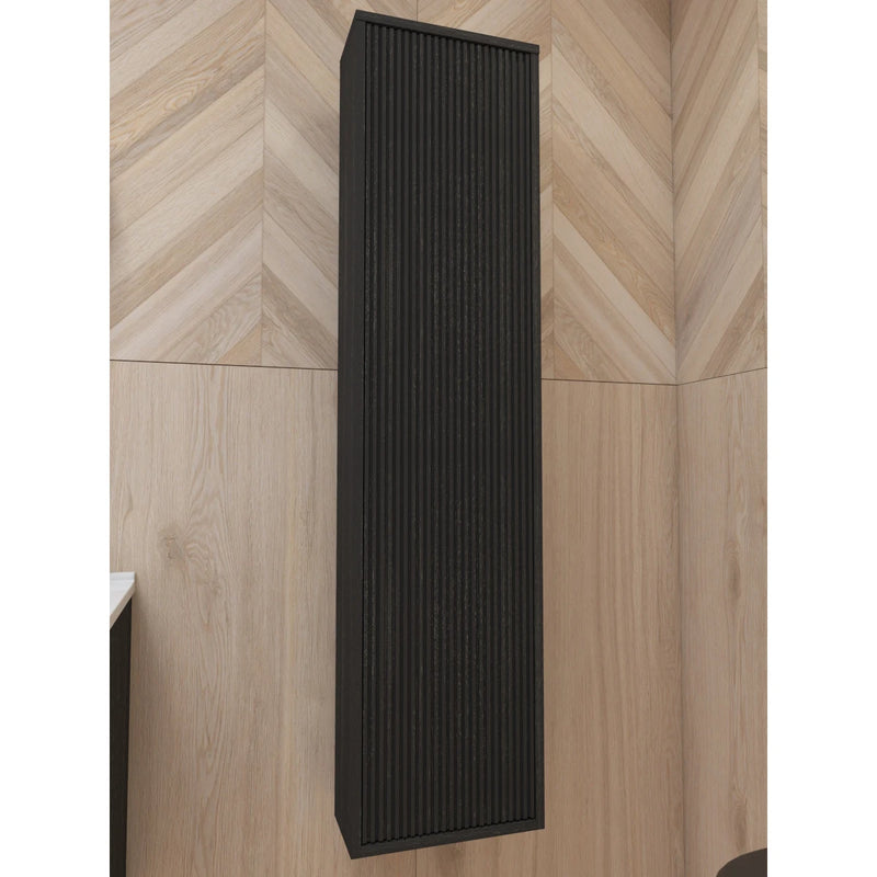 Dulap baie suspendat, Savini Due Sidney 2320C/F45, 1 usa, negru, 33.7 x 16 x 138.6 cm-3