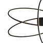 Lustra LED cu telecomanda ORBITA 74W, 3 Elemente, Ovala, lumina Rece/Calda/Neutra, Dimabila, Negru