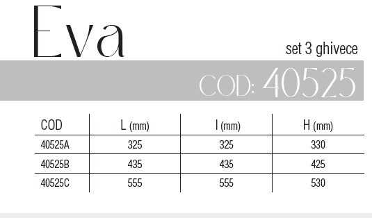EVA - SET 3 GHIVECE
