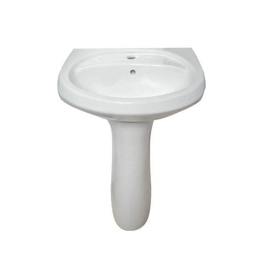 Set lavoar cu piedestal Repose, 55 cm
