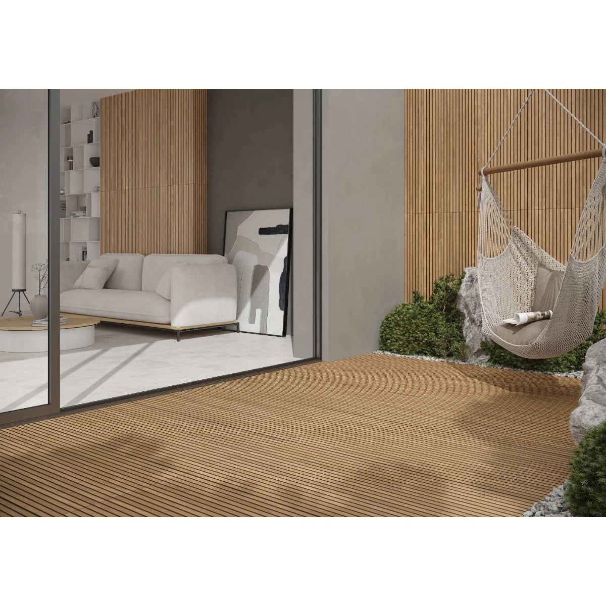 Gresie DANTE BROWN STRIPE 60X120cm, 1.44m/pac
