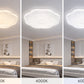 Plafonieră LED Floare 35 cm, 32W, 3000K / 4000K / 6000K, Alb, Metal si Acril