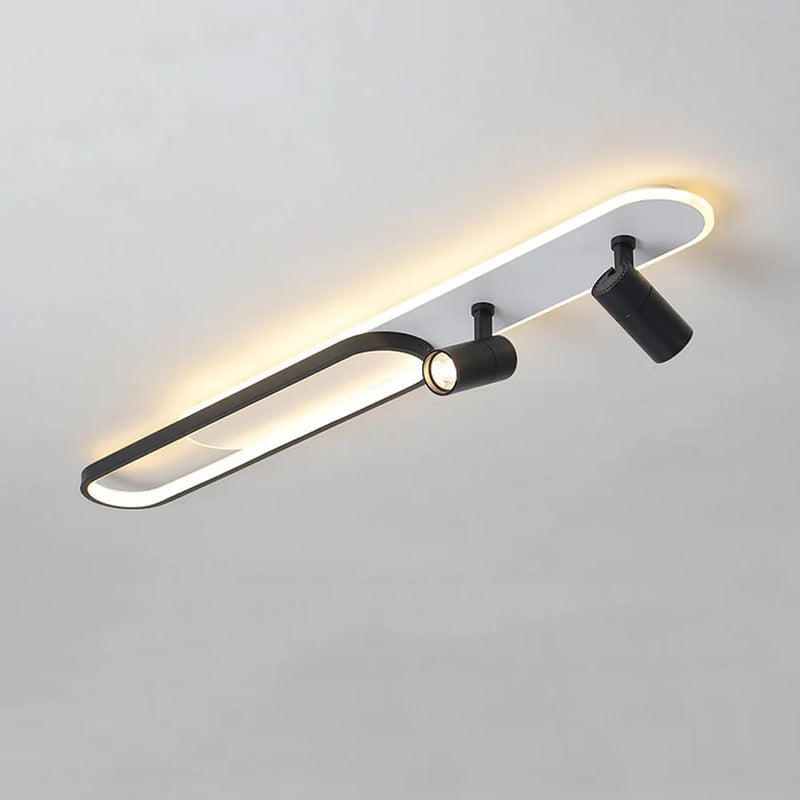 Lustra LED cu Proiector Reglabil FISSO Camilla 70W, lumina Rece/Calda/Neutra, Negru-3