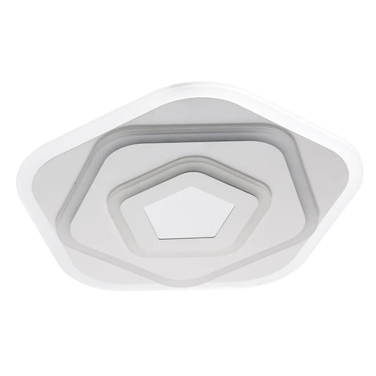 Lustra LED NEXA 3D 39W, Diametru 23cm, lumina Rece/Calda/Neutra , Alb