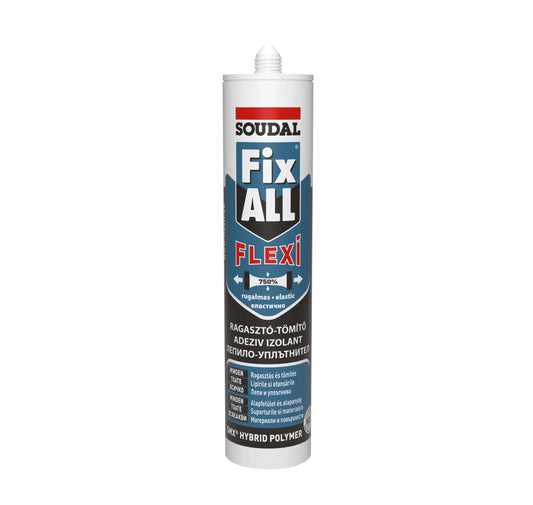 Adeziv pentru suprafete multiple, Soudal Fix All Flexi, alb, 290 ml