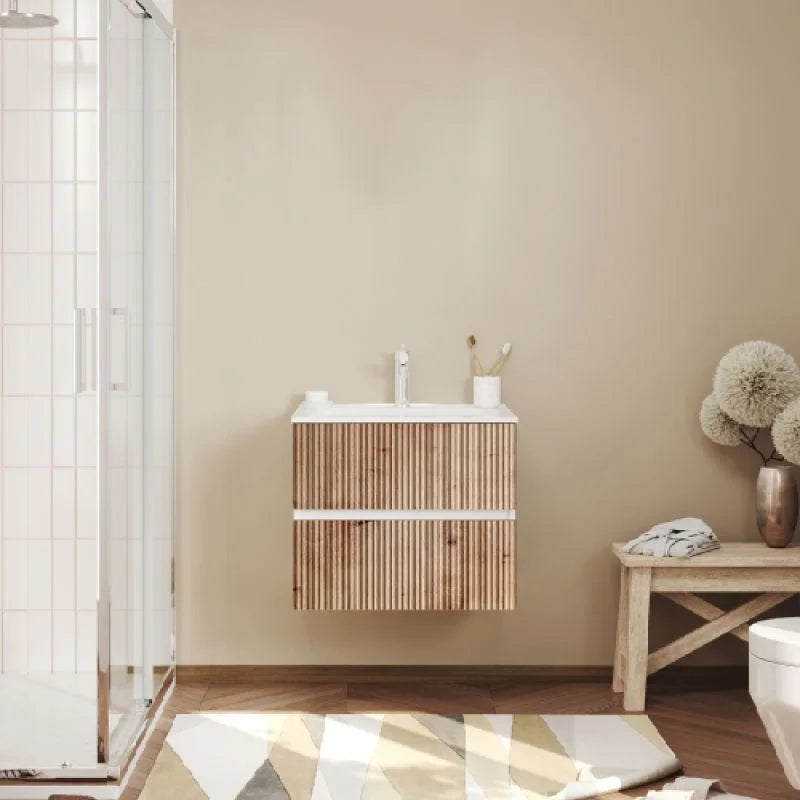 SET MOBILIER BAIE SAVINI DUE SANTORINI60/F40 + LAVOAR 60CM
