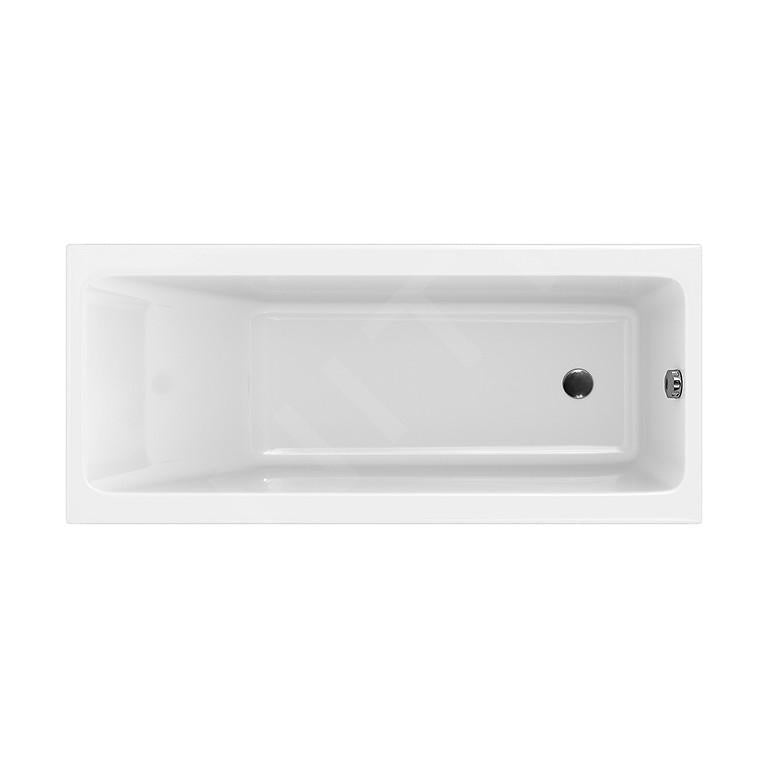 Cadă 170x75 cm, picioare incluse, albă S301-226