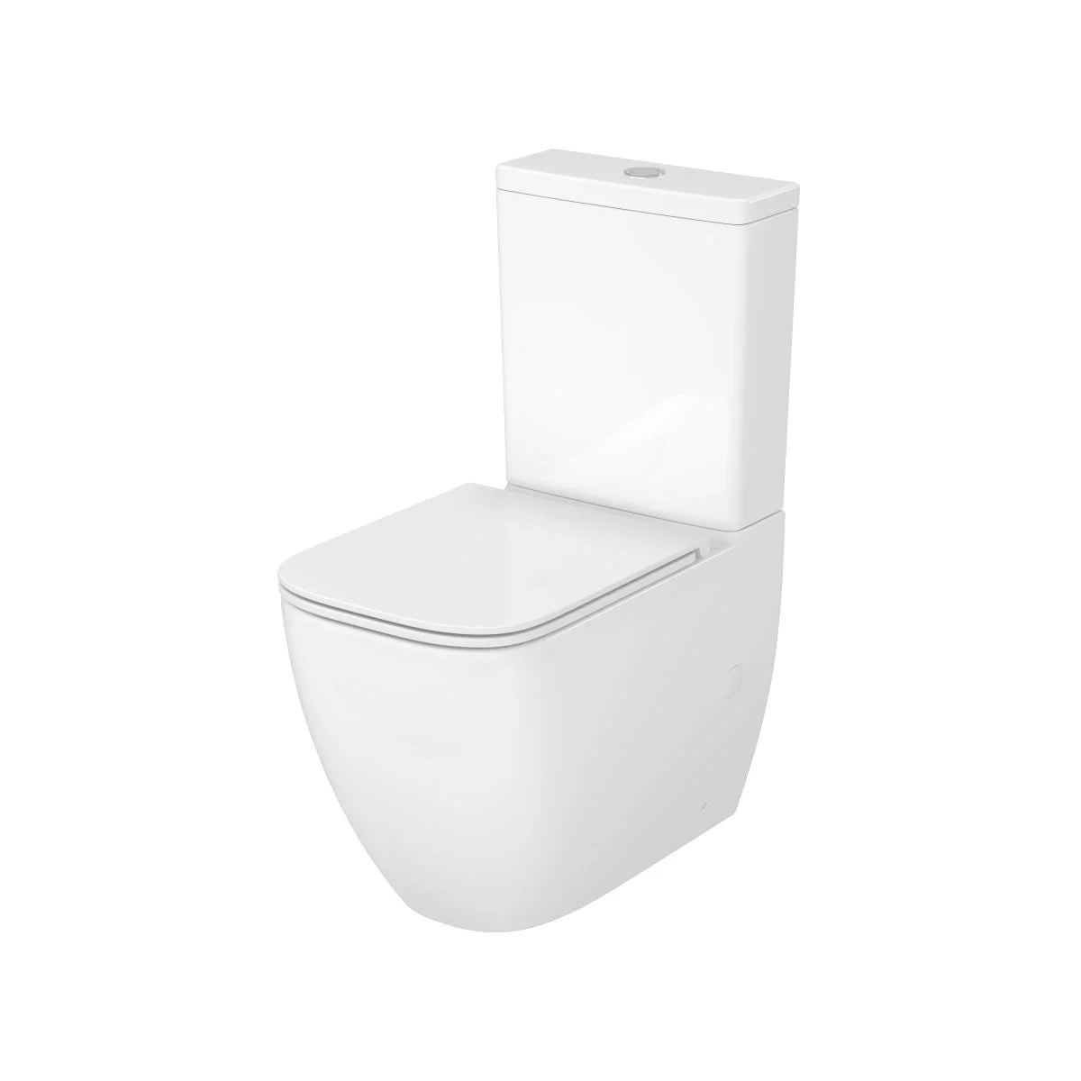 Set WC Cersanit Compact Remo 930 Patrat + Capac Soft Close K3029-001, Scurgere Laterala-2