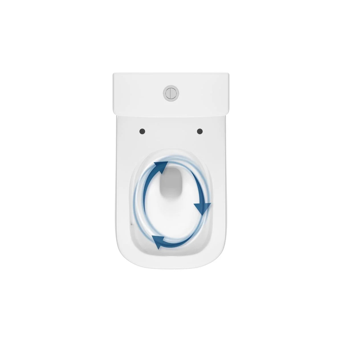 Set WC Cersanit Compact Remo 930 Patrat + Capac Soft Close K3029-001, Scurgere Laterala-4