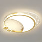 Lustră LED Marco cu Telecomandă, 51W, Dimabilă, Auriu, Metal, Acril și Sticlă, 3000K/4000K/6000K