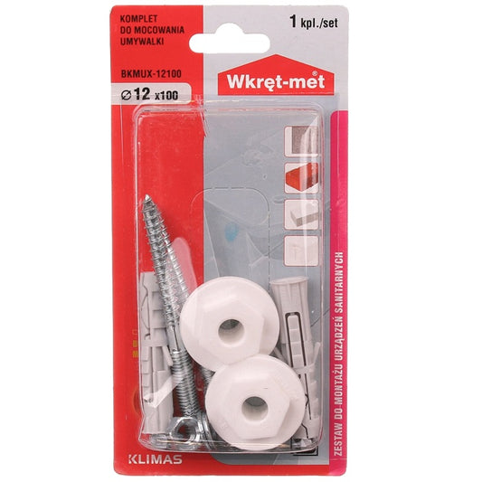 Set pentru fixarea chiuvetei / lavoar 12x100mm BKMUX FCH8100