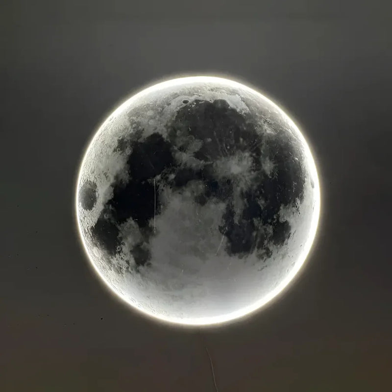 Aplica LED Decorativa Luna 83W Diametru 120CM Lumina Rece/Neutra/Calda Black-5
