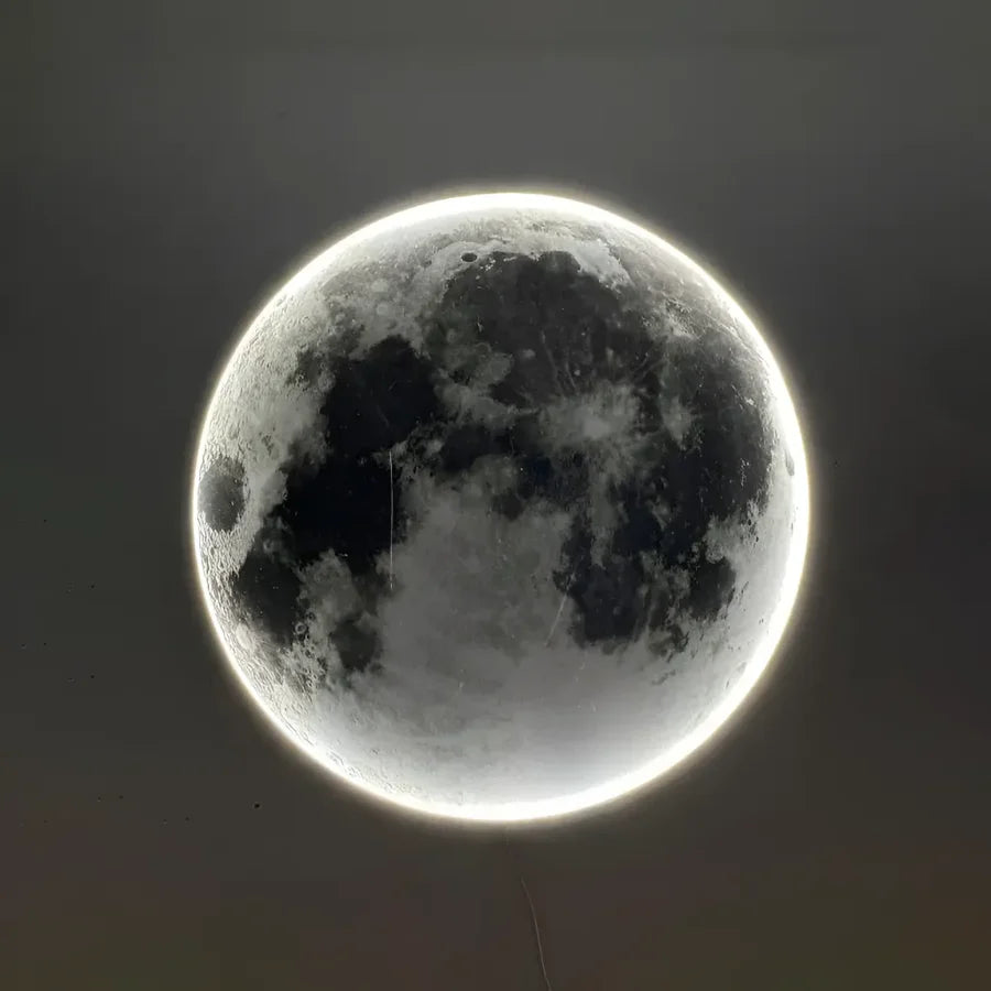 Aplica LED Decorativa Luna 54W Diametru 80CM Lumina Calda Neutra Rece 3000/4000/6000K