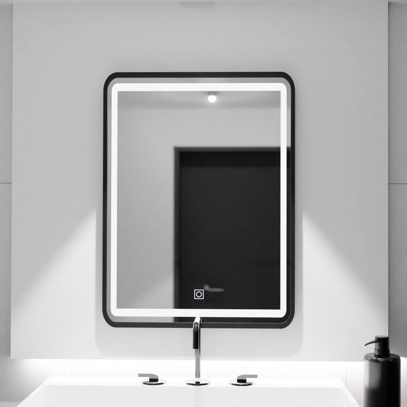 Oglinda led rectangulara, 60x80cm, Ombra Basic touch-1