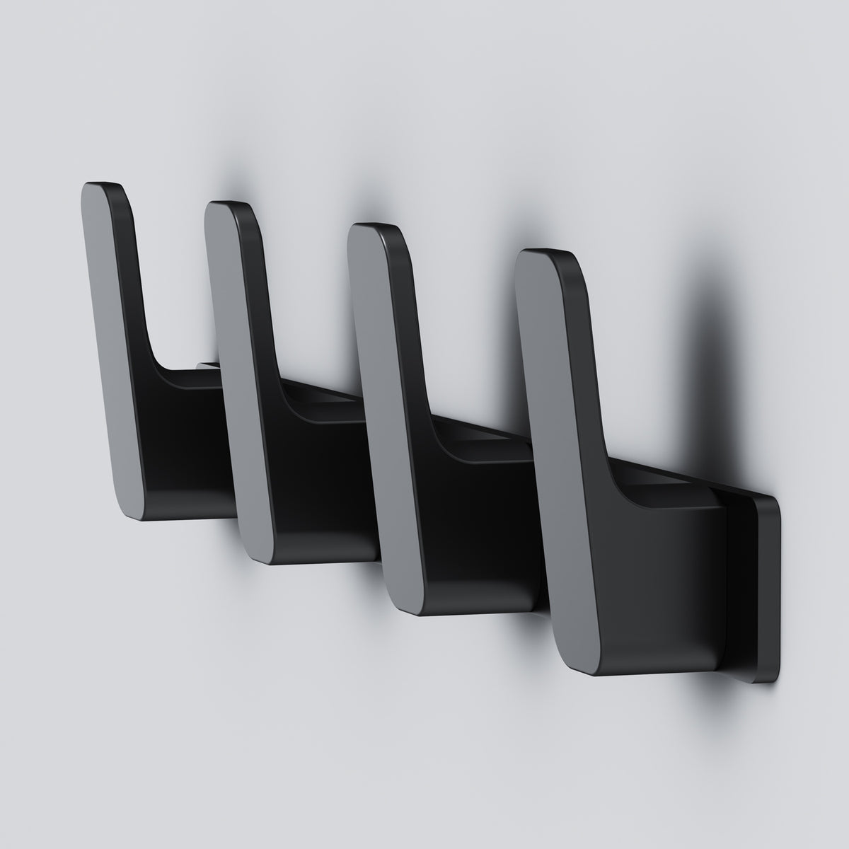 A8F35922 - FUNC Cuier cu 4 agatatori negru mat AM&PM-4