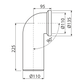 Cot WC – conector 90° A90-90