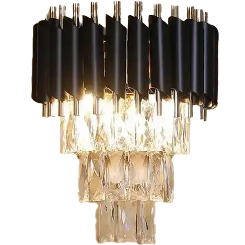 Aplica Candelabru Cristal VERSAILLES Piccolo, 2xE14, Negru-6