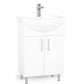 Mobilier Baie eco și lavoar, Seria 005, 50cm, Alb